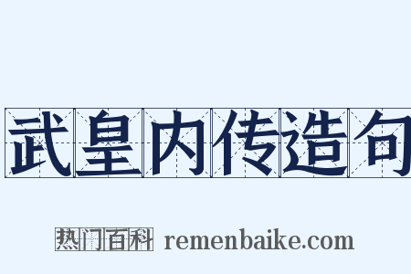 武皇内传造句是什么意思的图片